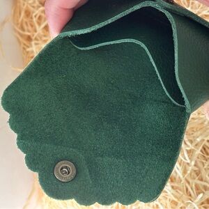 Bacalar green Daisy Plus wallet Portland Leather Goods